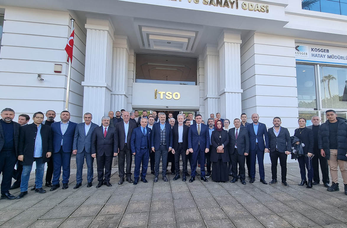 HBB ADAYI ÖNTÜRK VE İSKENDERUN BELEDİYE BAŞKAN ADI DÖNMEZ İTSO’YU ZİYARET ETTİ