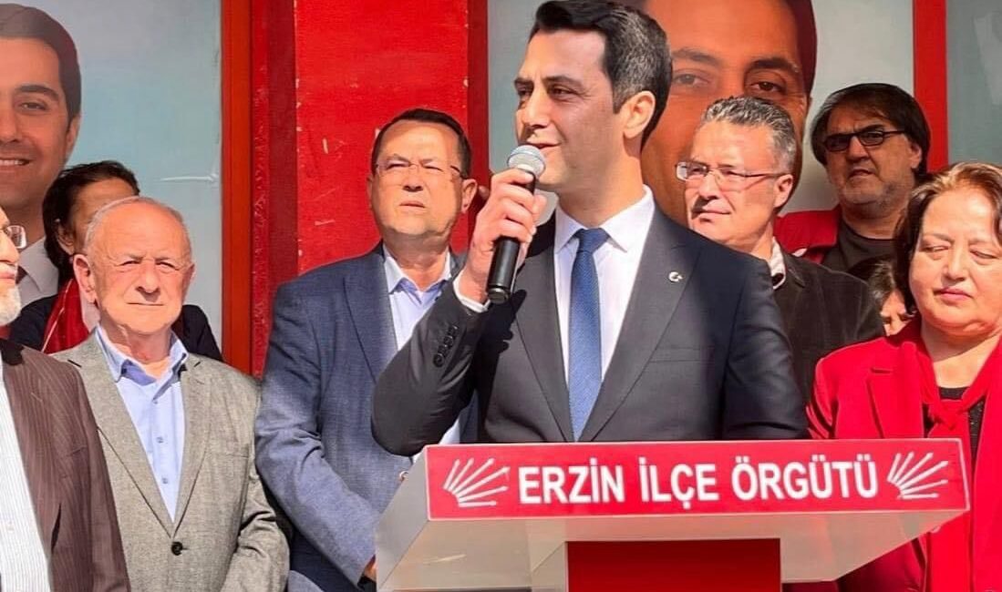 CHP Erzin’deki seçim bürosunun