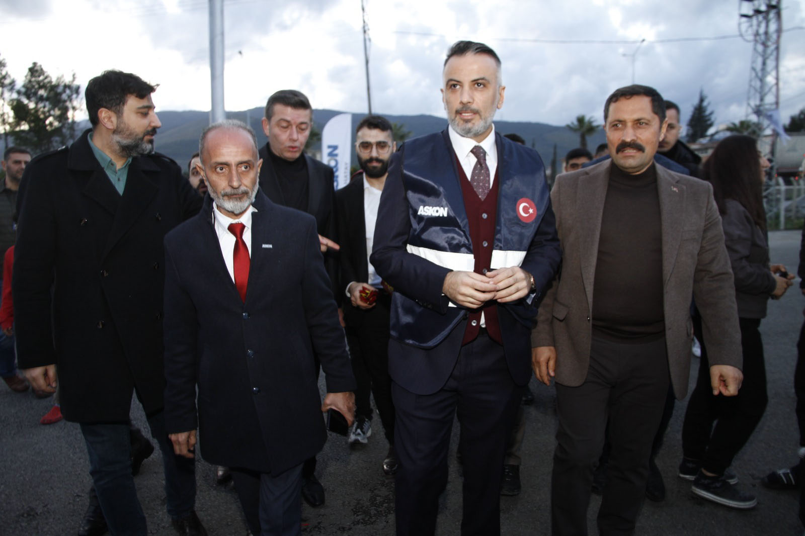 ASKON ANTAKYA’DA DEPREMZEDE’LERLE BİR ARADA