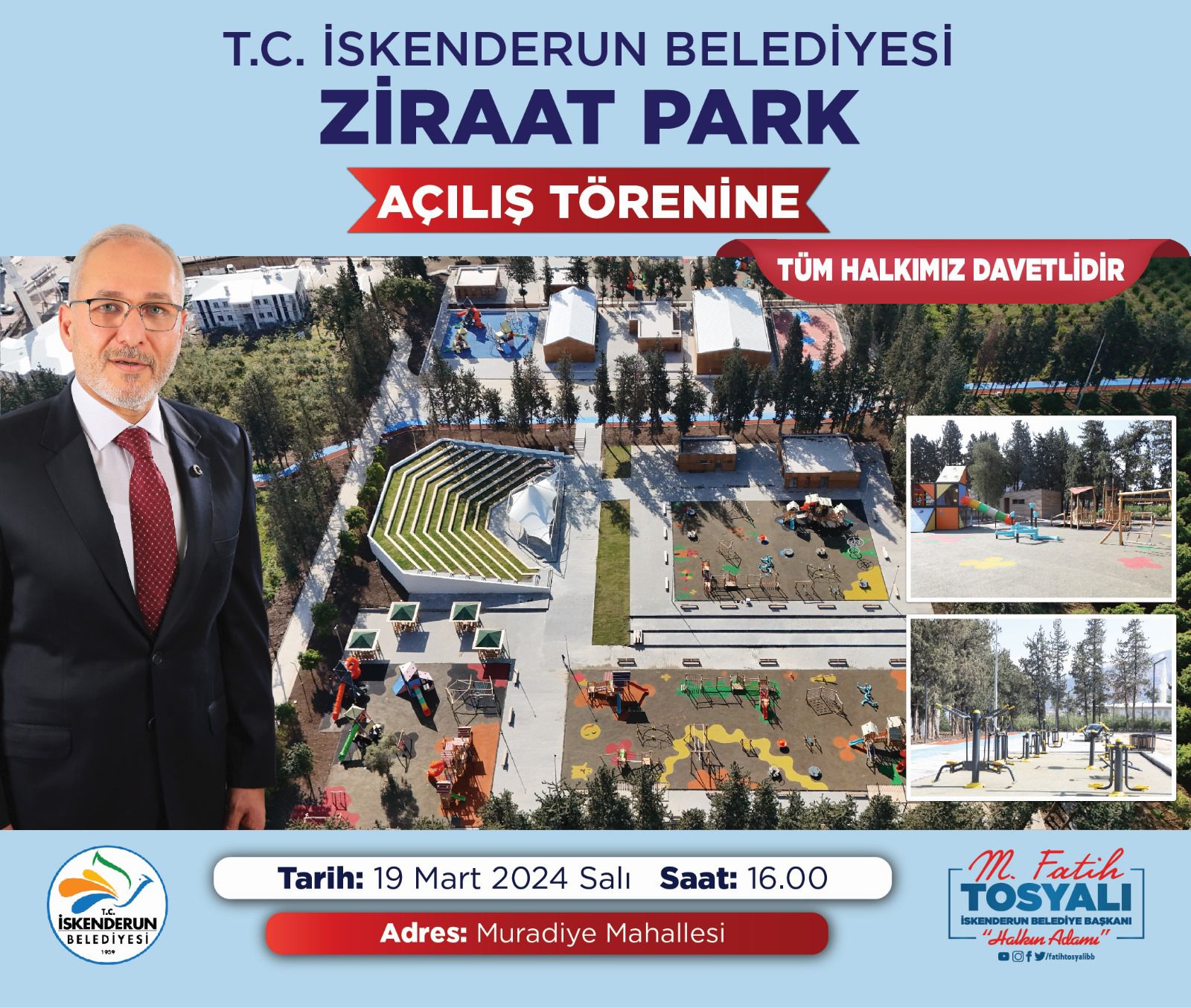 ZİRAAT PARK İSKENDERUN’UMUZA HAYIRLI OLSUN