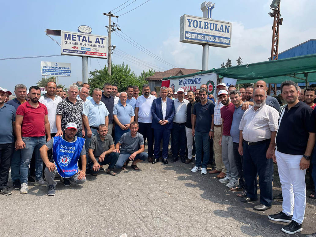 GREVE DESTEK VERDİLER