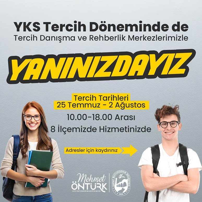 HBB’DEN YKS’DE TERCİH YAPACAK GENÇLERE DESTEK