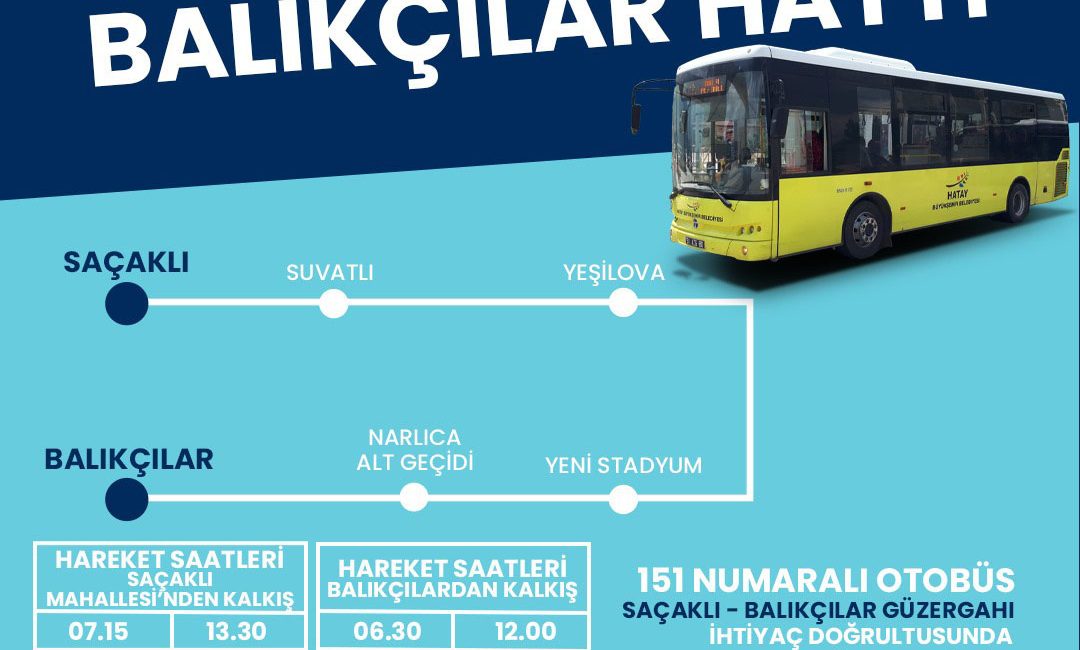 BALIKÇILAR-SAÇAKLI HATTI YENİDEN HİZMETE