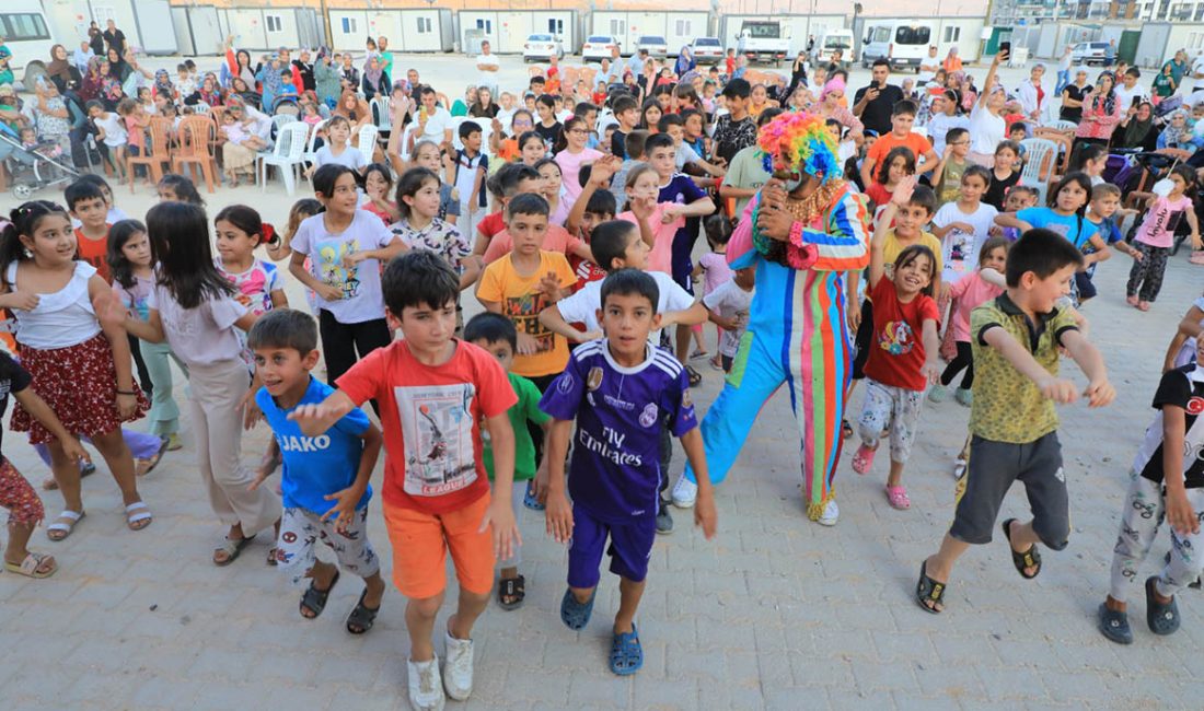 KONTEYNER KENTLERDEKİ ÇOCUKLAR UNUTULMUYOR