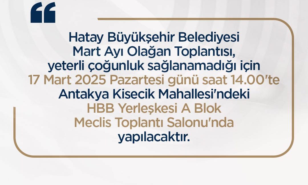 Hatay Büyükşehir Belediyesi (HBB)