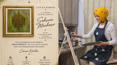 Canan Kardaş 2. kişisel resim sergisini sanatseverlerle buluşturuyor. İskenderun Devlet