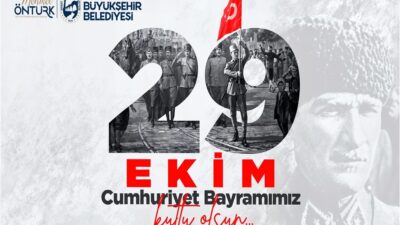 Hatay Büyükşehir Belediye Başkanı Mehmet Öntürk, 29 Ekim Cumhuriyet Bayramı
