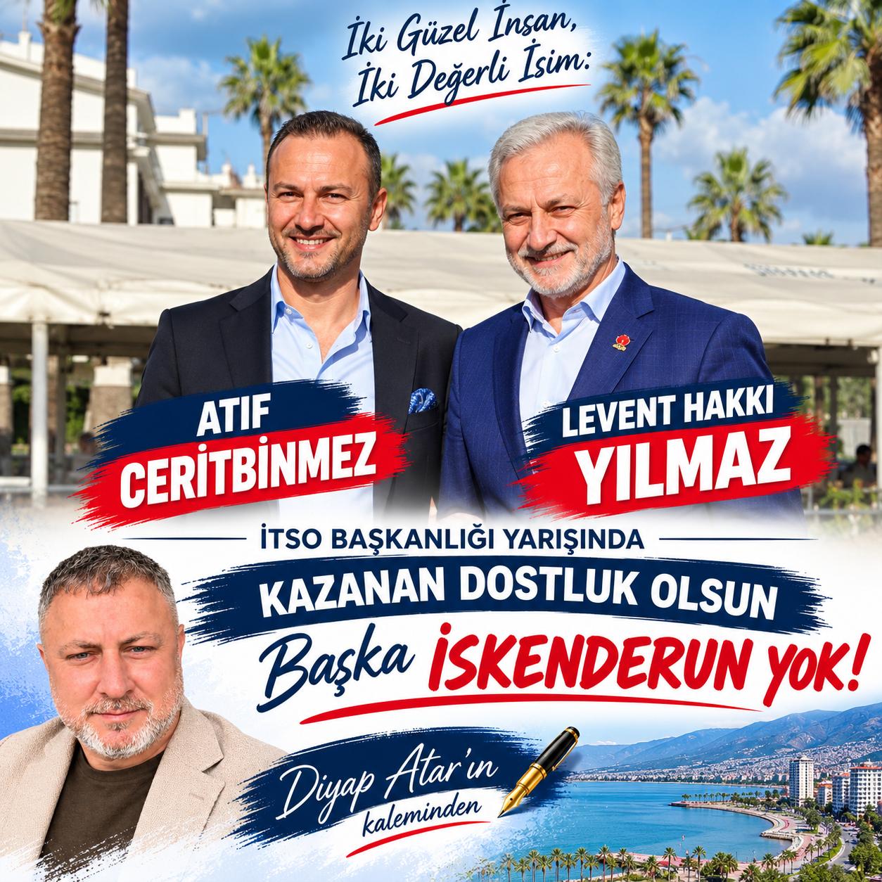 İskenderun Ticaret ve Sanayi Odası (İTSO) başkanlığı için yarışan iki